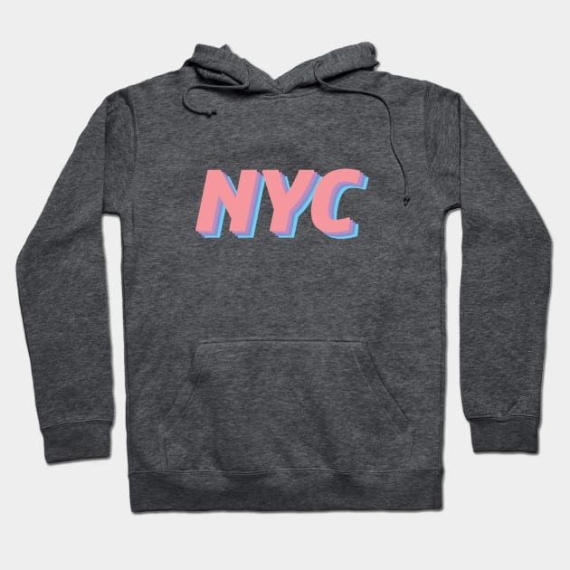 Pastel NYC Hoodie by AdventureFinder